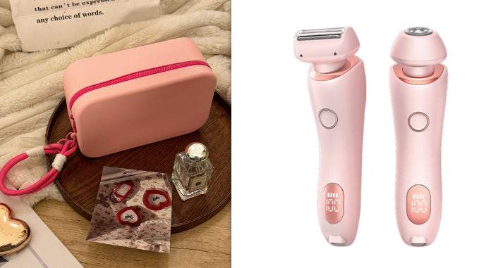 Kanti Shaver 2 en 1 rosa con estuche rosa