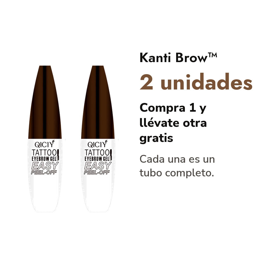 Kanti Brow, gel de cejas peel-off: 2 unidades