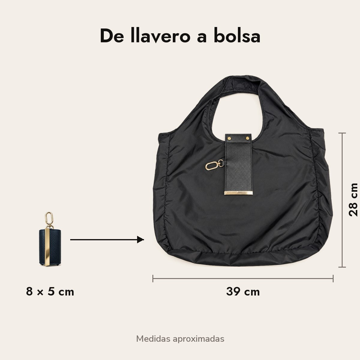 Kanti Tote™ — Tu llavero y Bolso de Mano